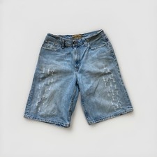 Vintage BKE Shorts Mens Size 32 Blue Denim Y2K Bk E67 Distressed  Grunge J728