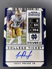 2020 Panini Contenders Draft- College Ticket Auto  Troy Pride Jr. #226 (AU, RC)