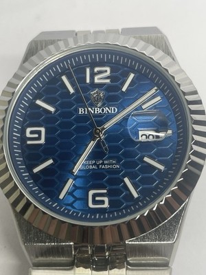 BINBOND Armbanduhr Herren NEU Edelstahl Uhr Luxusarmbanduhr