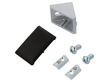 093W301N06S01 Winkel f&uuml;r Profile W: 28mm H: 28mm L: 28mm Aluminium FATH