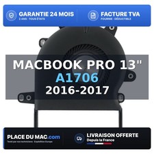 Ventilateur droit pour MacBook Pro 13 A1706 2016-2017 compatible - Reconditionné