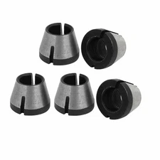 Trimming Machine Router Bit Collets Router Bit Trimmer Collet Chucks 1/4" shank