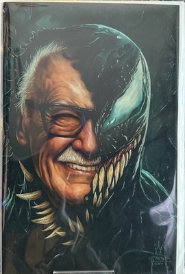 Tribute: Stan Lee Venom, Embossed, Exclusive SDCC 2025 by Martin Zavala W/COA