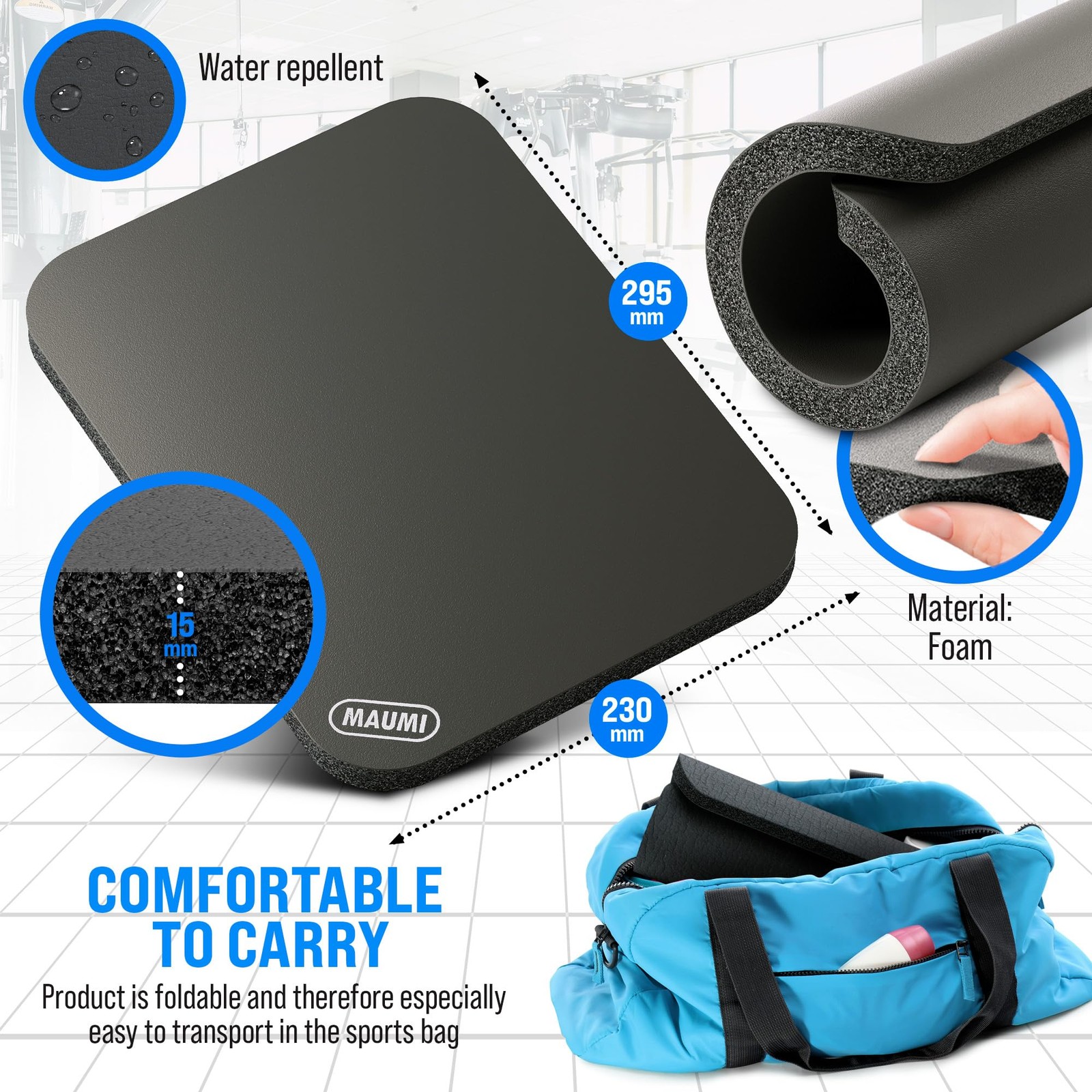 Rowing Machine Seat Cushion Seat Pad for Concept 2 Waterrower Training Acc