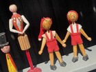 Vintage Swedish Wooden Napkin Dolls Lot & Misc Other Wooden Dolls — photo 3