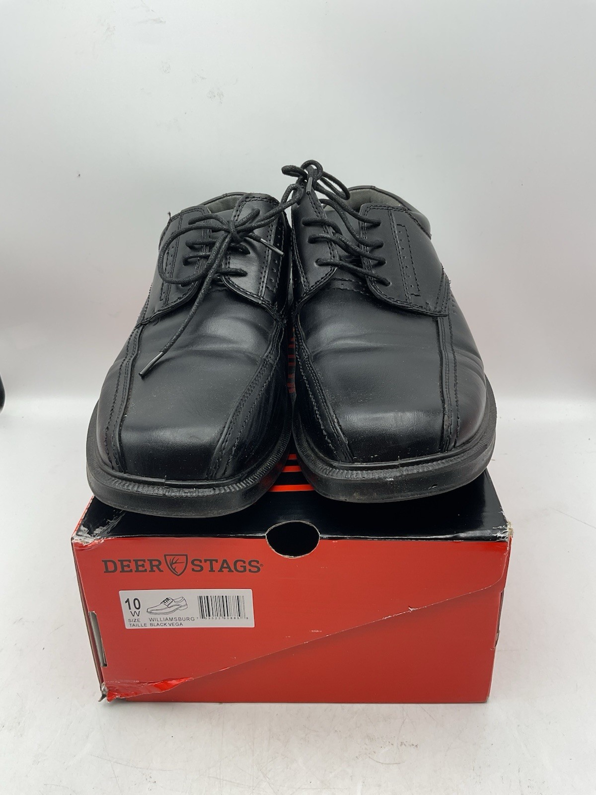 SAOLA Scarpe eleganti uomo cervi cervi taglia 10 W nere Williamsburg stringate