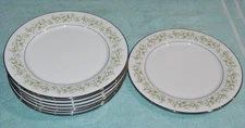 8 Savannah Dinner Plate 10 1/2" Fine China Noritake Japan set formal ivory 2031