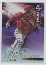 2018 Bowman Platinum Platinum Presence Purple 181/250 Nick Senzel #PP-1 0j9l