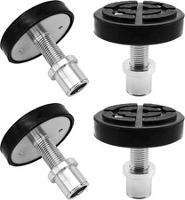 Car Lift Adapters Rubber Pads 38mm Shaft 2 Post Screw Up 4-9cm Adjustable 4PC