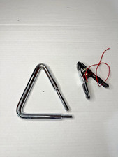 Alan Abel 6" Symphonic Triangle with Clamp and 5 pairs of triangle Beaters