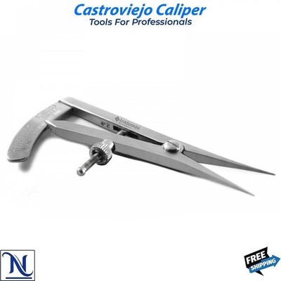 Surgical Castroviejo Teeth Measuring Positioning Caliper Dental Implant Gauge CE