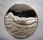 100 Greatest Masterpieces 64g Sterling Silver  J Pinches - Venus by Titian