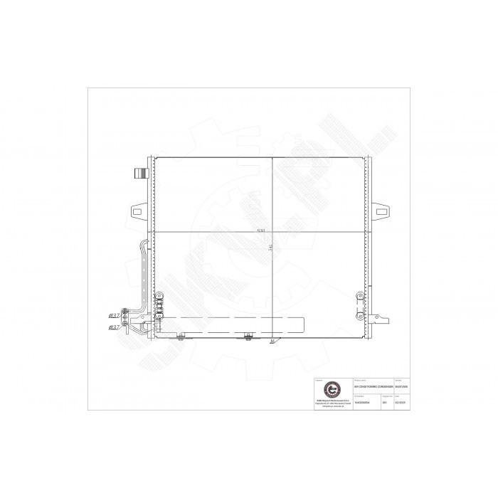 Condenseur de climatisation haut de gamme A1645000054 pour Mercedes Classe M W164