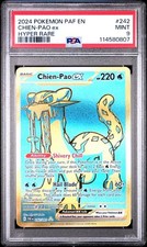 2024 Pokemon Scarlet & Violet Paldean Fates Gold Rare Chien-Pao Ex #242 PSA 9 on eBay