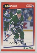 1991-92 Score Canadian Bobby Holik #153 1l5y