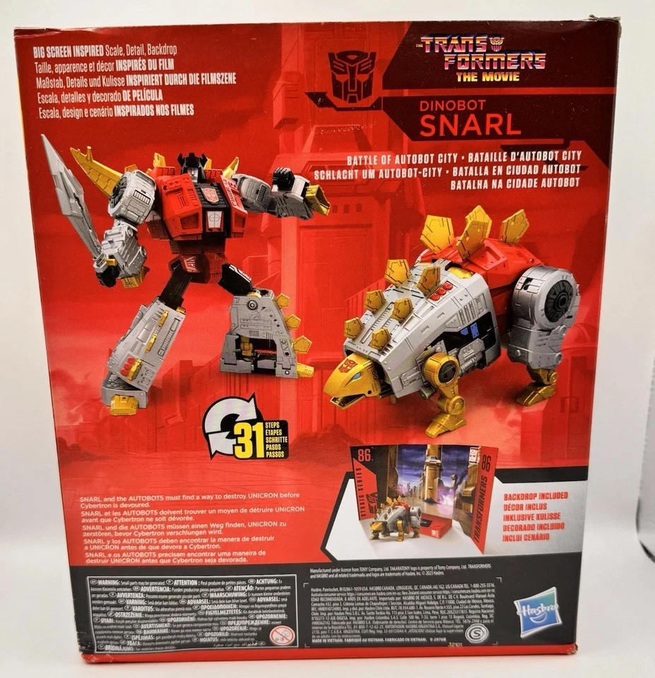 Transformers Snarl Studio Series 86 Dinobot MISB - image 2 of 4