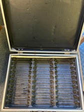 Casette Tape Holder-30 Tapes/ Service Mfg. Co Briefcase Style-Metal