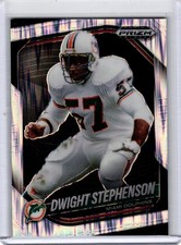2025 Panini Prizm Black #82 Dwight Stephenson Prizms Skewed #/249