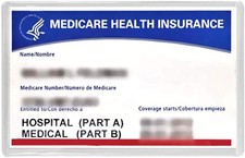 Medicare Card Protectors 5 Pack β 12 Mil Total Thickness, Made in USA, Offset...