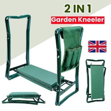 Garden Kneeler Ergonomic Design Knee Pad Bench Foldable Heavy Duty Gardening Use