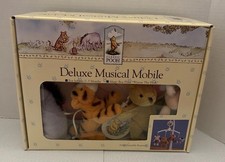 COMPLETE Classic Winnie the Pooh Deluxe Musical Mobile Red Calliope WORKS 