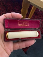 Ancien Fume Cigarette en nacre 7 cm 13.1 gram en or