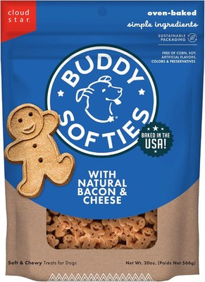 Buddy Biscuits Original Soft & Chewy w/Bacon & Cheese - 20oz.
