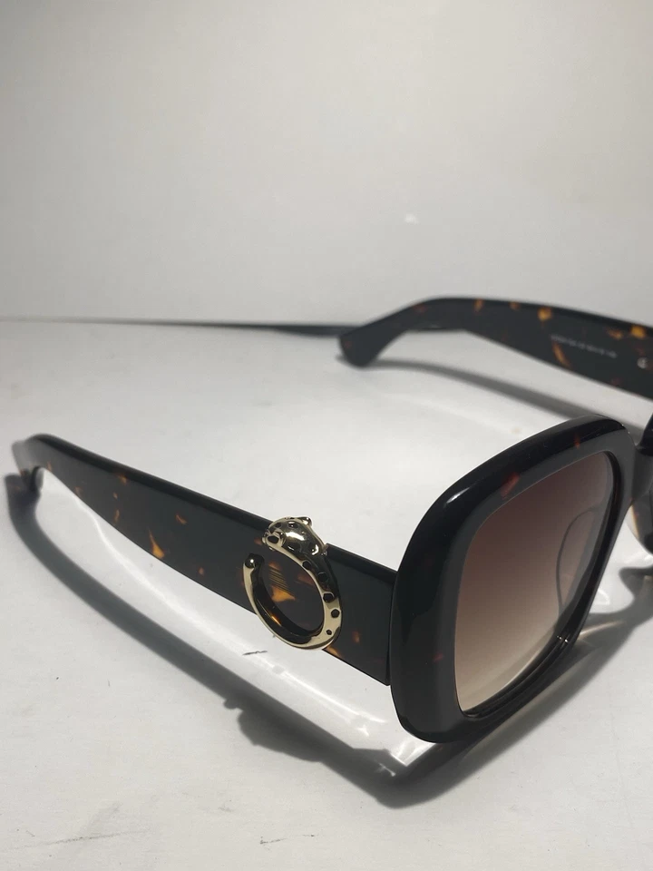 Cartier Panthere De Cartier Brown Acetate Sunglasses CT0471SA C.3 56-19-145 New - Image 3 of 4