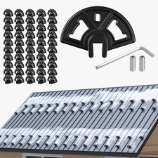 50 Pack Snow Guards for Metal Roofs Standing Seam Snow Guards Ice Stops Metal