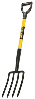 Truper Tru Pro Spading Fork 30 Inch 4 Tine Fiberglass Handle For Commercial Use