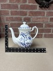 Vintage Meakin Staffordshire Blue Nordic Tea Pot England  — photo 10