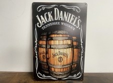 JACK DANIELS Blechschild WHISKEY Werbeschild Vintage Retro 20x30cm Bar Deko
