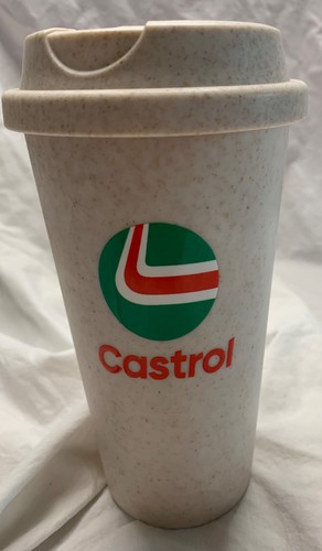 Castrol Motor Oil Vintage Plastic Tall Travel Cup