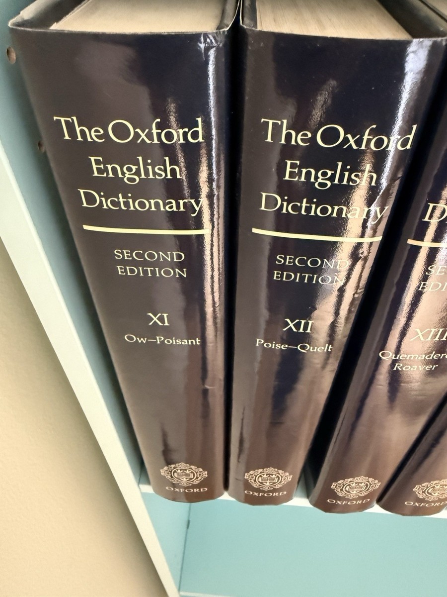 The Oxford English Dictionary, 20 Volume Complete Set, 2nd Edition