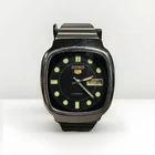 Vintage Men's Seiko 5 950363 Day/ Date 17j Automatic Watch, See Video