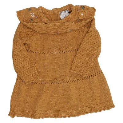 Max Studio, Kleid, Größe: 58, MAX STUDIO baby, Gelb, Acryl/Baumwolle #5dr