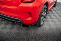 Mittlerer Diffusor Heck Ansatz DTM Look FüR Fiat 500X Sport Mk1 Facelift Schwarz