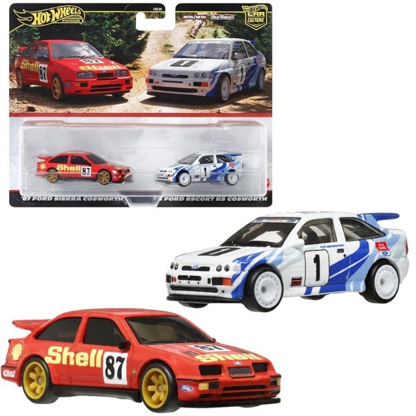 Ford Sierra + Ford Escort Rs Cosworth | Hot Wheels Premium Fahrzeuge-image