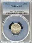 1935 Mercury Dime MS64 PCGS (#PA56199384)