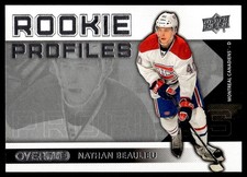 2013-14 Upper Deck Overtime Rookie Profiles Nathan Beaulieu Rookie Montreal