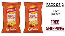 Walkers Roast Chicken Multipack Crisps 12 x 25g
