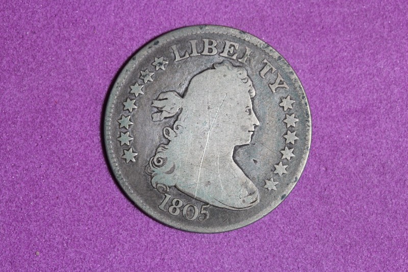 ESTATE FIND 1805 DRAPPED BUST QUARTER DOLLAR #K59971