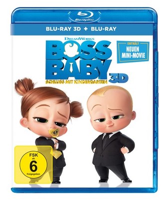 Boss Baby - Schluss mit Kindergarten (+ Blu-ray 2D) (Blu-ray) (UK IMPORT)
