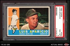 1960 Topps #240 Luis Aparicio White Sox HOF PSA 8 - NM/MT