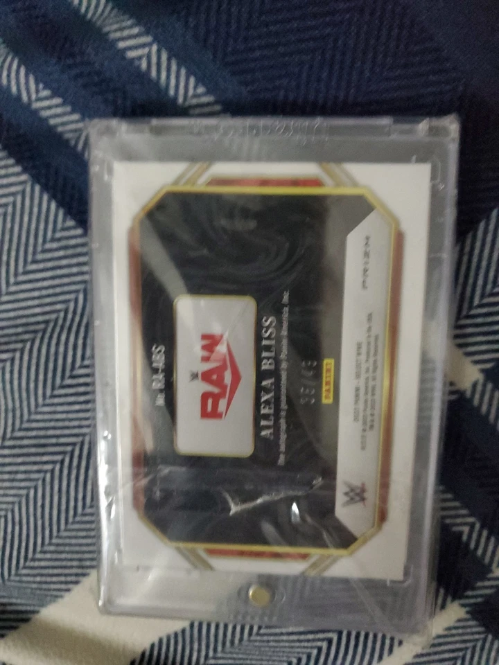 2023 Panini Select WWE - Ringside Action Signatures Alexa Bliss #RA-ABS Blue /49 - Image 2 of 2