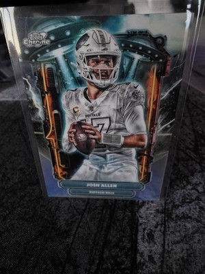 Topps Chrome Cosmic 2025 Josh Allen Buffalo Bills Extraterrestrial Talent ET-7