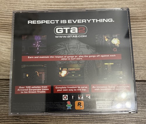 Grand Theft Auto 2 RockStar Games PC 1999 BOÎTE OUVERTE - RARE - Photo 14/24