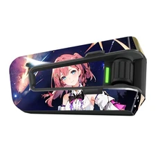 For Cardo Packtalk Edge Protection Sticker Decal Anime Star Girl