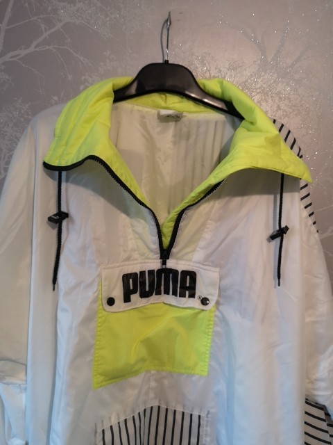 Vintage Puma half zip pullover Shell Windbreaker … - image 6