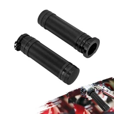 Motorcycle 1" Handlebar Hand Grips Fit for Harley Sportster XL Iron 883 1200 ...